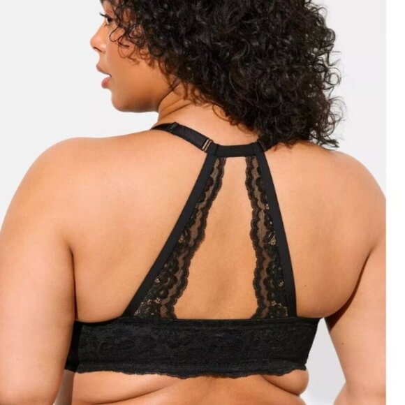 Torrid XO Plunge Push-Up Front-Close Bra, 44D - Picture 4 of 9